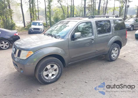 2007 Nissan Pathfinder Se из США, поврежденный, VIN 5N1AR18W57C615446